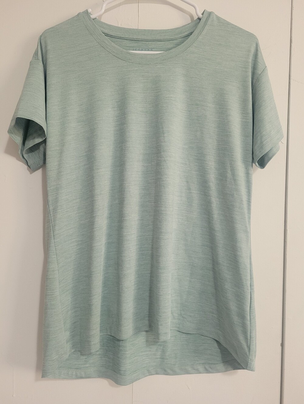 Light Mint Crew Neck Men's Tee - Casual Workout Tee